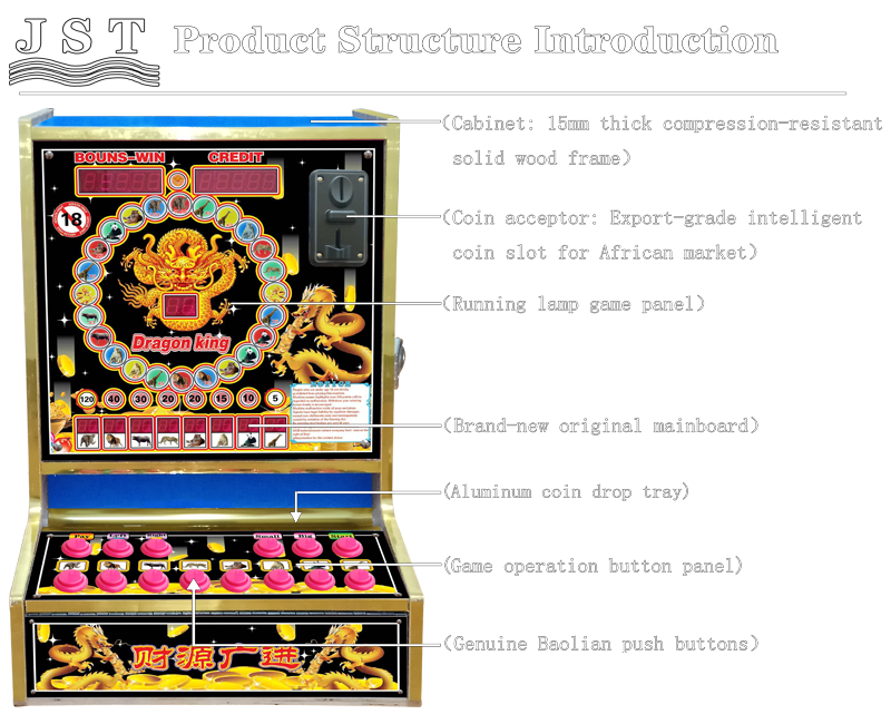 Dragon King fruit leisure cabinet dimension drawing