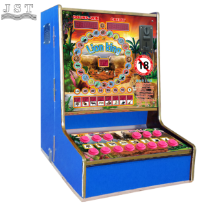 Lion King fruit slot machine for Ghana bar shop, classic 8-bet mario slot cabinet with Taiwan stable game program, small desktop coin operated gambling machine with big-small double up game for Africa retail store