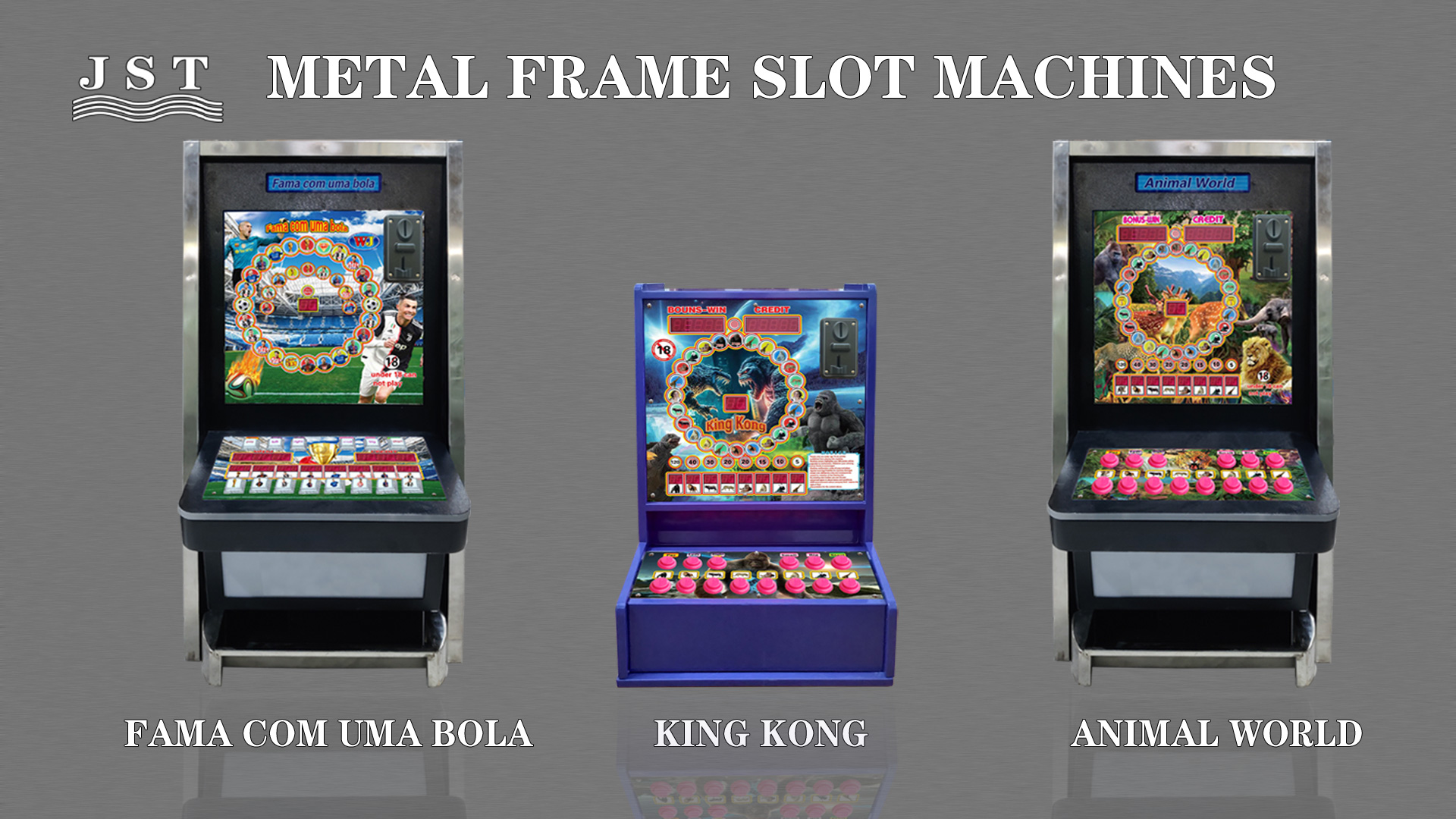 Fruit Slot Machines, Dragon King, Lion King, Mary Game Machines, World Cup Soccer & Animal Themed Slot Machines, Fuqing Chinese Suppliers for Africa