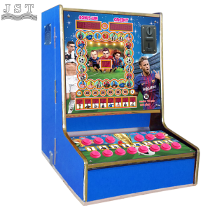 Master of the Air slot machine side view for Angola Luanda bars & small shops, classic 8-bet gambling game with double-up feature, original Taiwan program