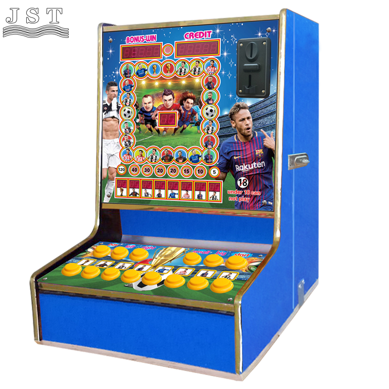 Master of the Air slot machine side view for Angola Luanda bars & small shops, classic 8-bet gambling game with double-up feature, original Taiwan program