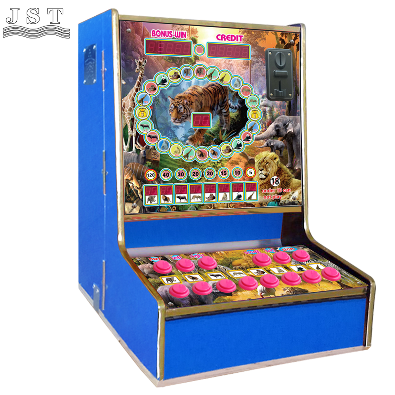 Animal Oval Blue Coin Operated Game Machine For Africa Market