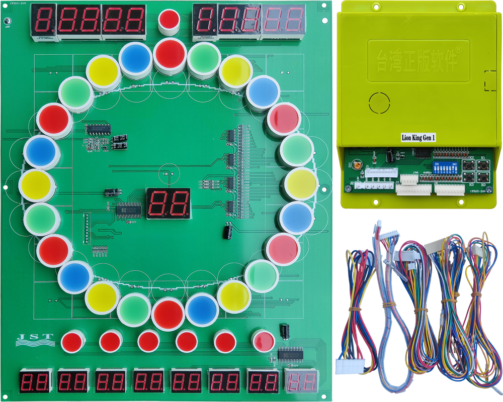 Lion King Gen 1 main board, circuit board for coin operated animal fruit game machine