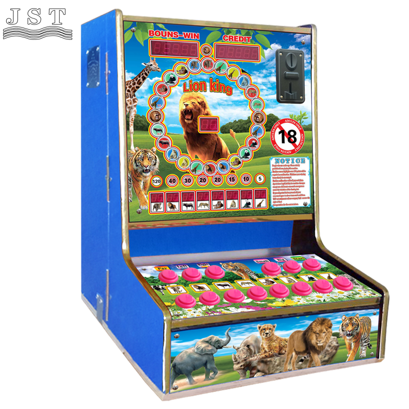 Lion King Gen 1 coin operated fruit game machine for bars in Ghana, Zambia, Angola and South Africa