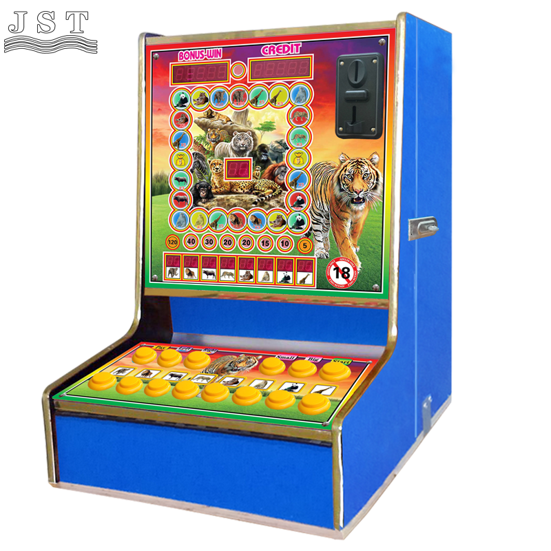 Animal Square coin operated game machine left side view, jackpot machine for Ghana local bar