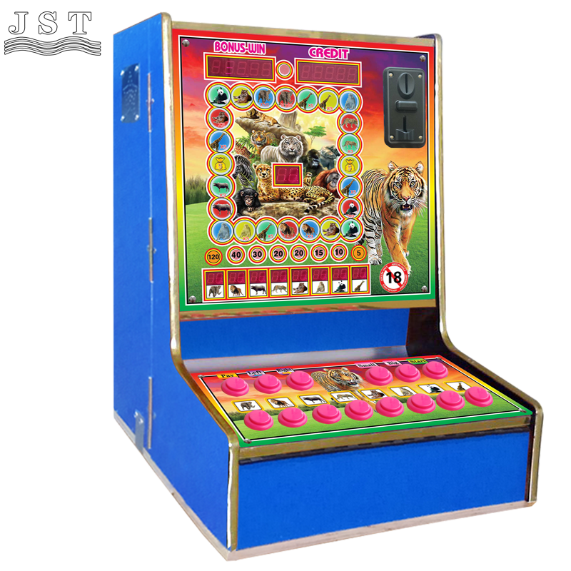 Animal Square coin operated game machine right side view for Africa bar business