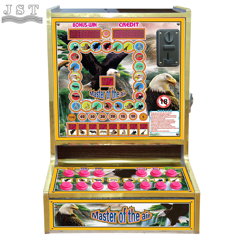 Eagle King animal version coin operated fruit amusement cabinet for bars in Ghana, Zambia, Angola, Tanzania